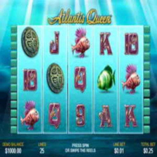 Casino Free Slot Game - ATLANTIS QUEEN