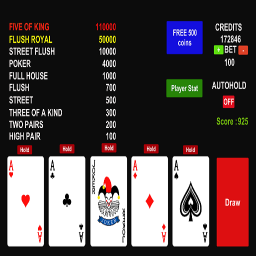 Poker Jolly Card