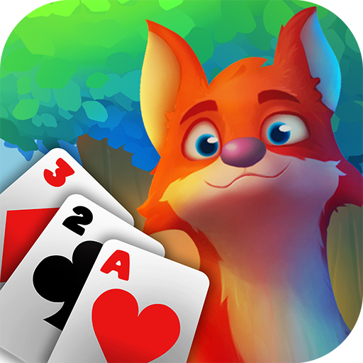 Rescue Forest Solitaire Adventure TriPeaks Card
